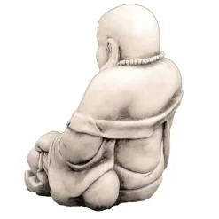 Buddha^Statues & Sculptures Laughing Buddha Antique Stone Garden Statue
