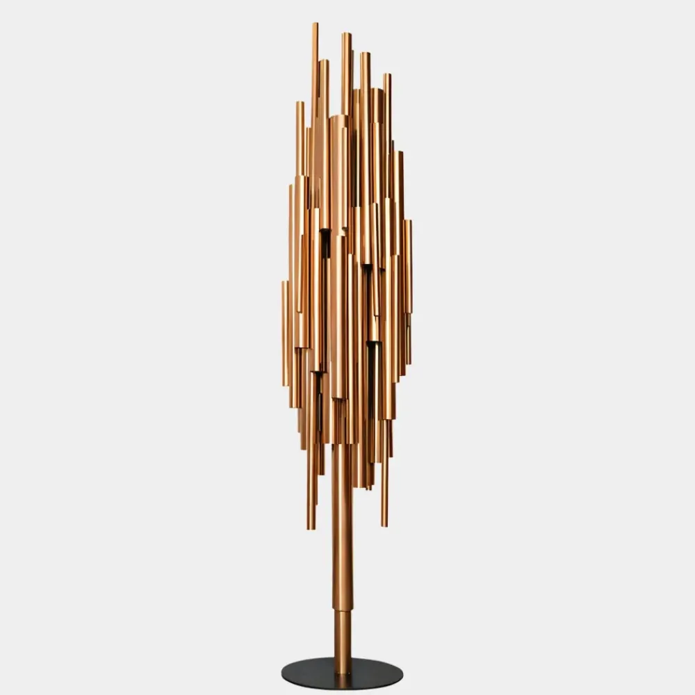 Floor Standing|Abstract^Statues & Sculptures Light Symphony 165cm Copper Metal Garden Sculpture
