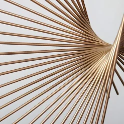 Table Top|Abstract^Statues & Sculptures Linear Motion 64cm Gold Metal Indoor Sculpture