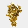 Floor Standing|Abstract^Statues & Sculptures Liquid Mirage 155cm Gold Metal Garden Sculpture