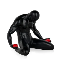 Figurative|Table Top^Statues & Sculptures Lost Affection 32cm Black Resin Indoor Sculpture