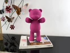 Table Top|Animals^Statues & Sculptures Love Bear 29cm Fuchsia Resin Indoor Sculpture