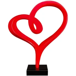 Floor Standing|Abstract^Statues & Sculptures Love Flux 73cm Red Resin Indoor Sculpture