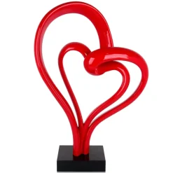 Floor Standing|Abstract^Statues & Sculptures Love Fusion 73cm Red Resin Indoor Sculpture