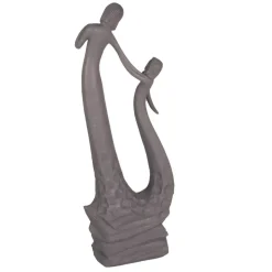 Modern^Statues & Sculptures Loving Mother 80cm Modern Poly Resin Garden Statue