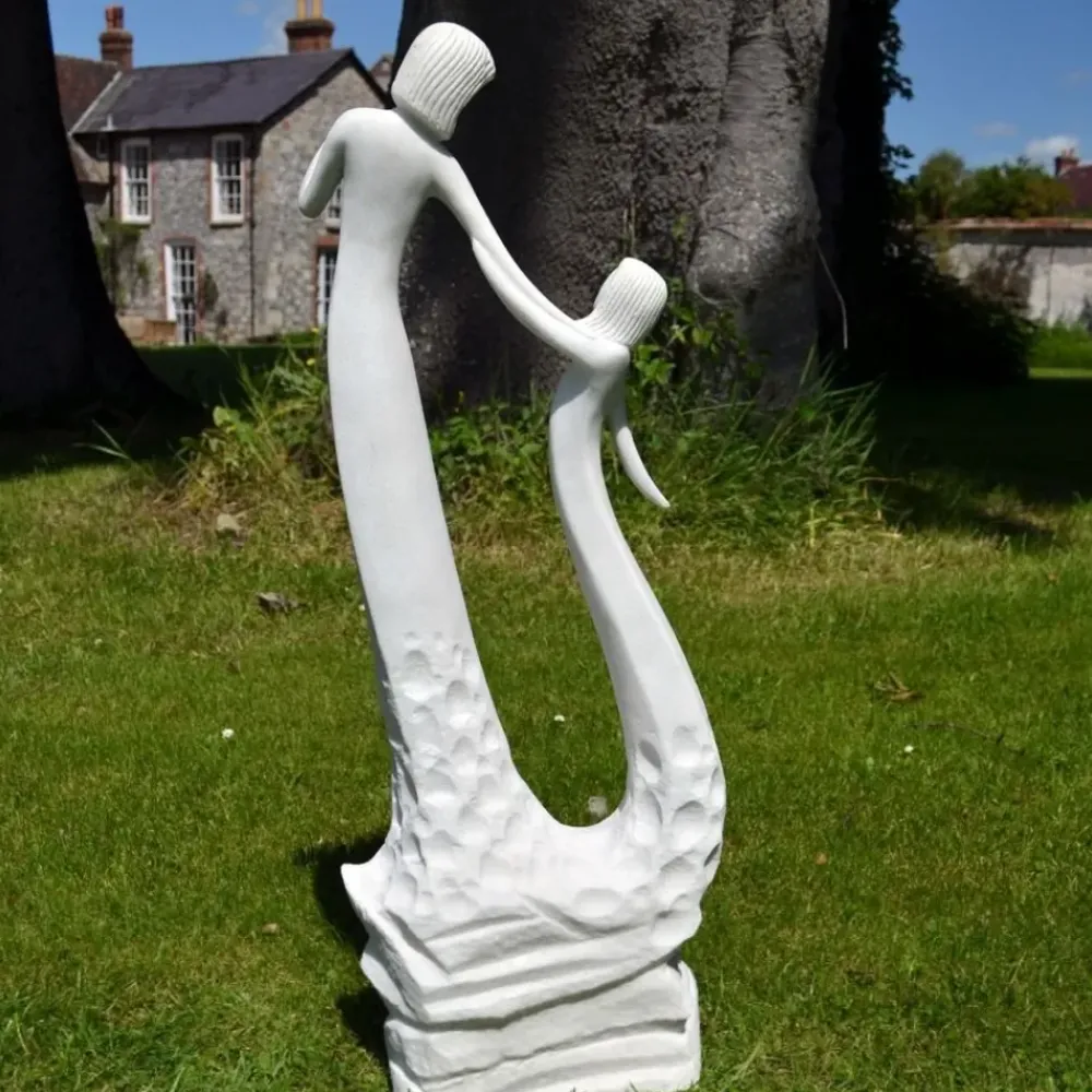 Modern^Statues & Sculptures Loving Mother Modern Poly Resin Garden Statue