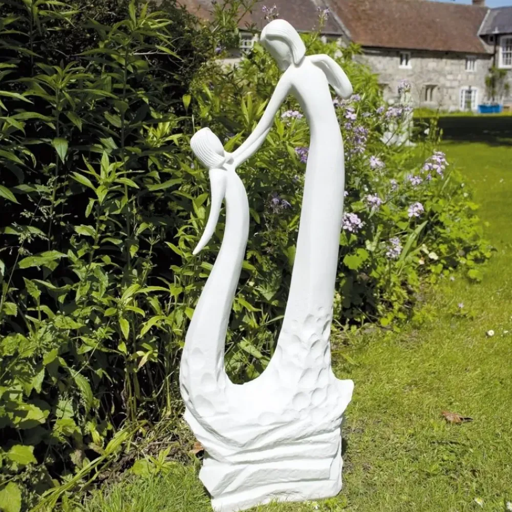 Modern^Statues & Sculptures Loving Mother Modern Poly Resin Garden Statue