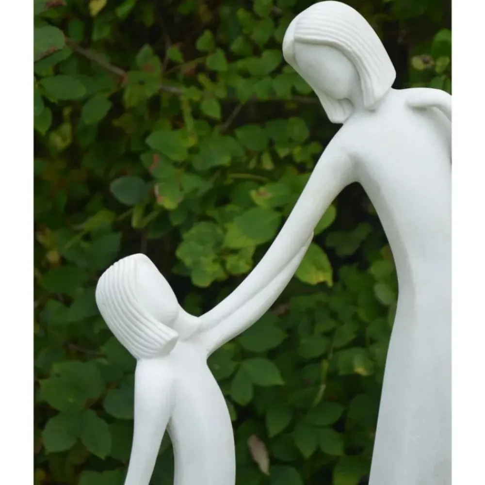 Modern^Statues & Sculptures Loving Mother Modern Poly Resin Garden Statue