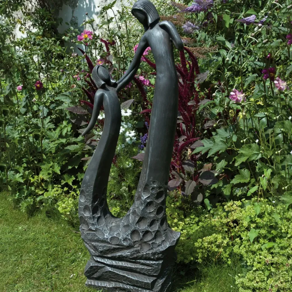 Modern^Statues & Sculptures Loving Mother Modern Poly Resin Garden Statue