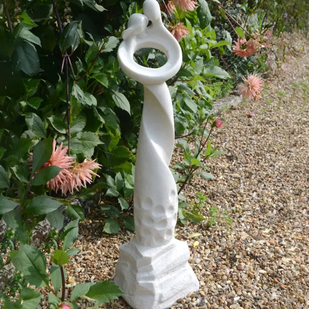 Modern^Statues & Sculptures Loving Twist Modern Poly Resin Garden Statue