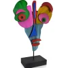 Table Top|Abstract^Statues & Sculptures Lucid Visage 59cm Abstract Metal Indoor Sculpture