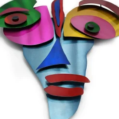 Table Top|Abstract^Statues & Sculptures Lucid Visage 59cm Abstract Metal Indoor Sculpture