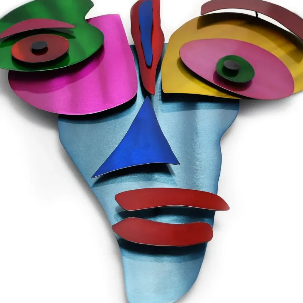 Table Top|Abstract^Statues & Sculptures Lucid Visage 59cm Abstract Metal Indoor Sculpture