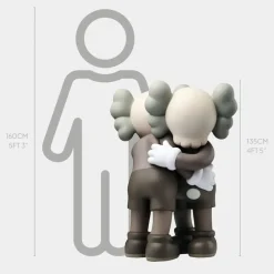 Figurative|Floor Standing^Statues & Sculptures Lucify Affection 135cm Brown Resin Indoor Sculpture