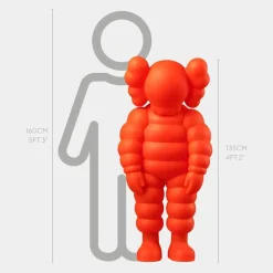 Figurative|Floor Standing^Statues & Sculptures Lucify Bounce 135cm Orange Resin Indoor Sculpture