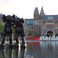 Figurative|Floor Standing^Statues & Sculptures Lucify Companions 150cm Black Resin Indoor Sculpture