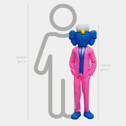 Figurative|Floor Standing^Statues & Sculptures Lucify Dapper 130cm Pink Resin Indoor Sculpture