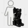 Figurative|Floor Standing^Statues & Sculptures Lucify Hide 130cm Black Resin Indoor Sculpture