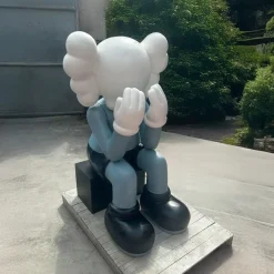 Figurative|Floor Standing^Statues & Sculptures Lucify Hide 135cm Grey Resin Indoor Sculpture