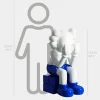Figurative|Floor Standing^Statues & Sculptures Lucify Hide 130cm White Resin Indoor Sculpture