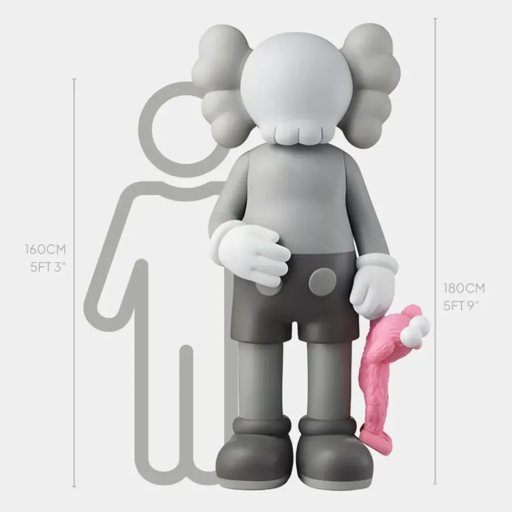 Giant|Figurative^Statues & Sculptures Lucify Playtime 180cm Grey Resin Indoor Sculpture