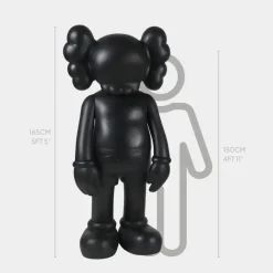 Giant|Figurative^Statues & Sculptures Lucify Seek 170cm Cosmic Black Resin Indoor Sculpture