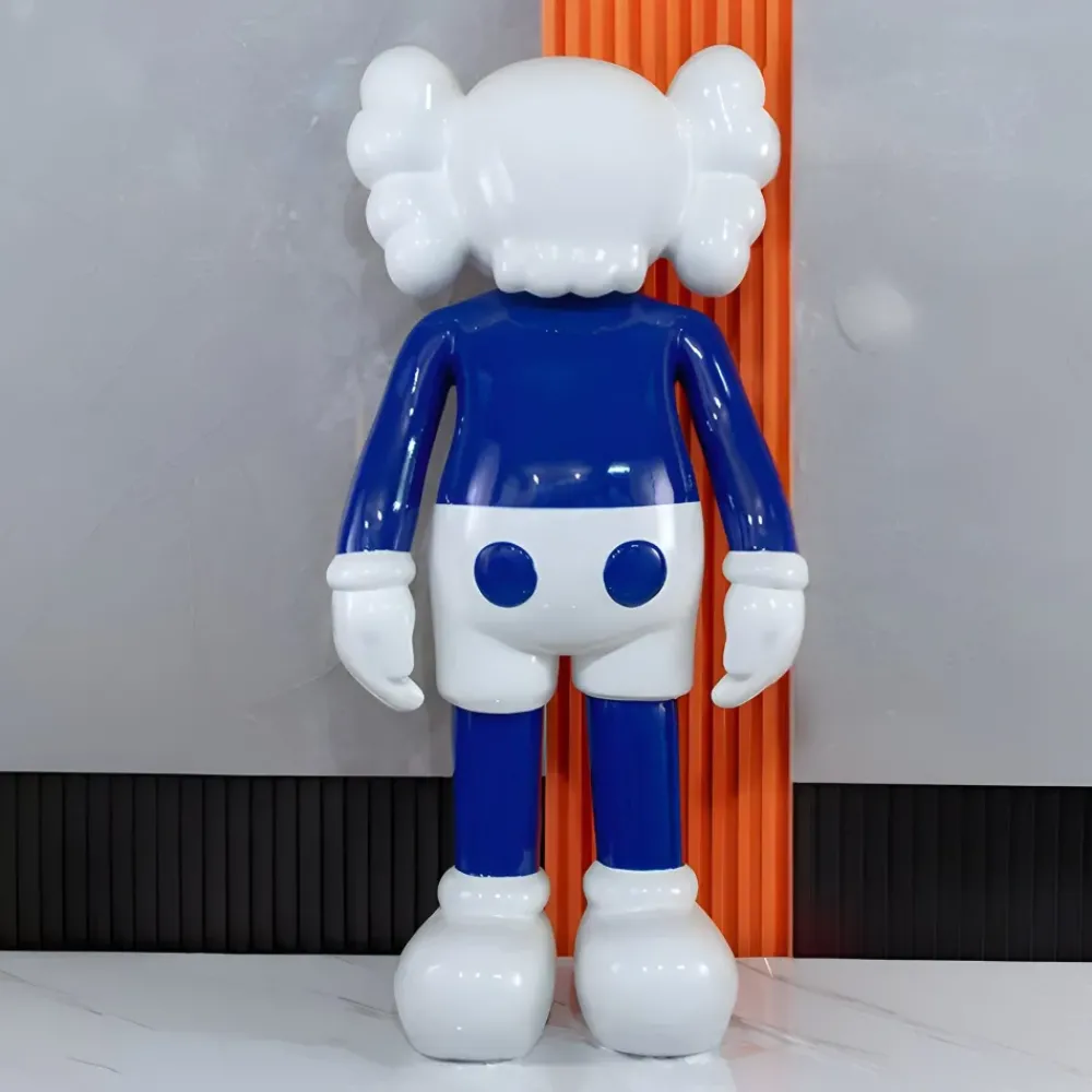 Giant|Figurative^Statues & Sculptures Lucify Seek 170cm Deep Blue Resin Indoor Sculpture