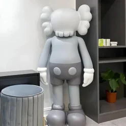 Figurative|Floor Standing^Statues & Sculptures Lucify Seek 100cm Grey Resin Indoor Sculpture