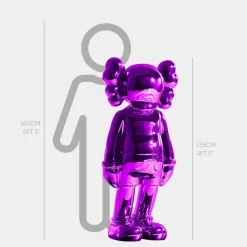 Figurative|Floor Standing^Statues & Sculptures Lucify Seek 135cm Purple Resin Indoor Sculpture