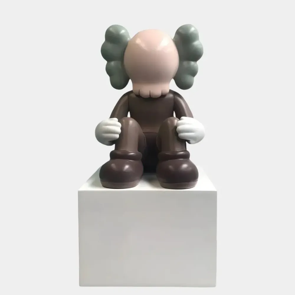 Figurative|Floor Standing^Statues & Sculptures Lucify Silence 92cm Brown Resin Indoor Sculpture