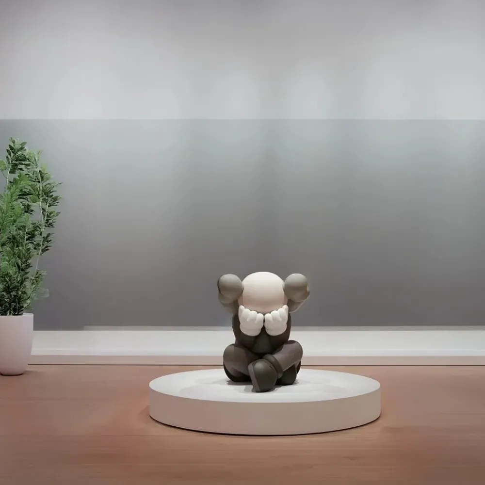 Figurative|Floor Standing^Statues & Sculptures Lucify Solace 92cm Brown Resin Indoor Sculpture