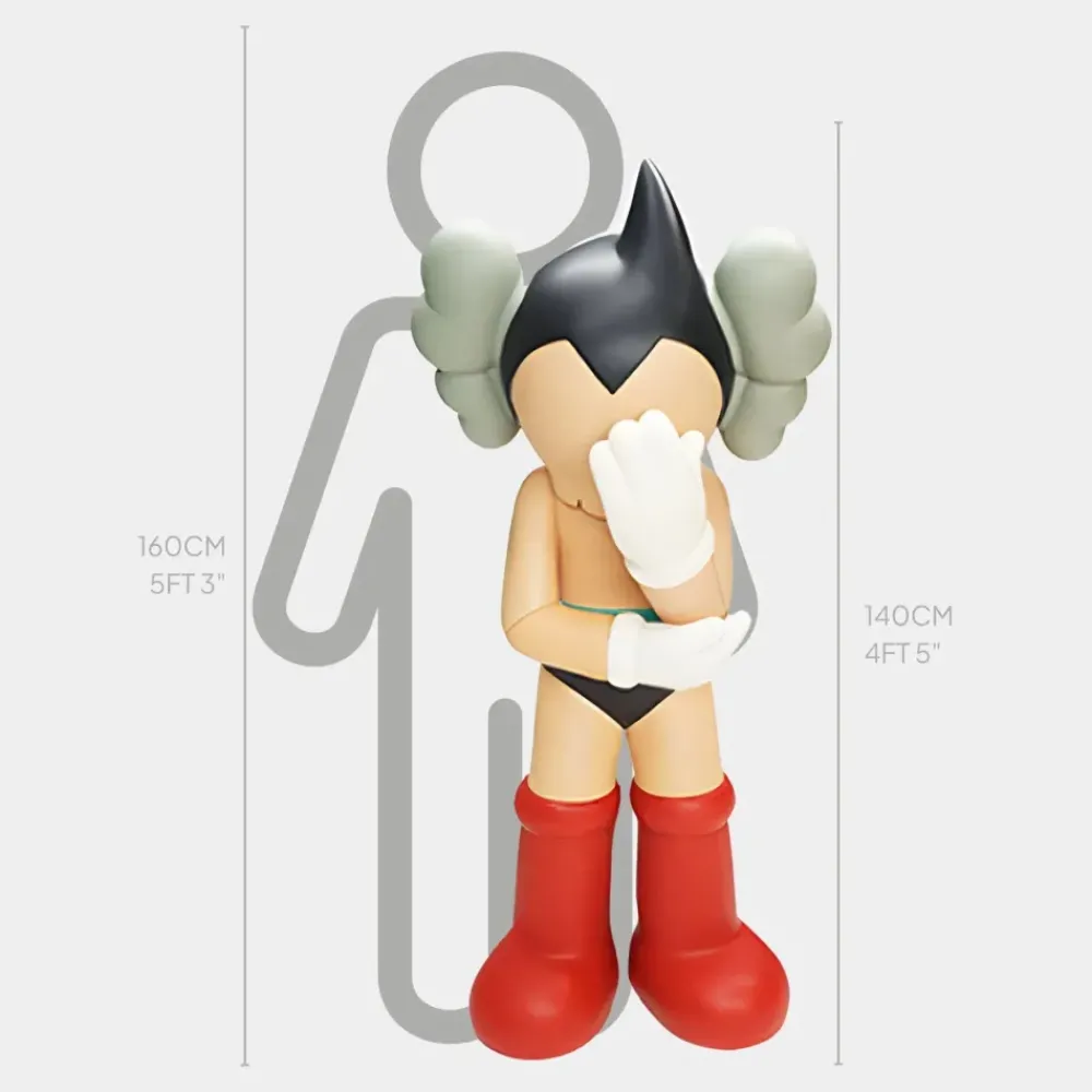 Figurative|Floor Standing^Statues & Sculptures Lucify Starboy 140cm Red Resin Indoor Sculpture