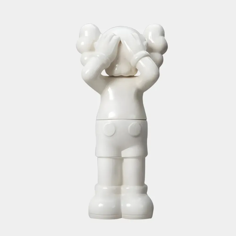 Figurative|Floor Standing^Statues & Sculptures Lucify Surprise 91cm White Resin Indoor Sculpture
