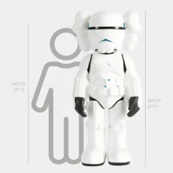 Giant|Figurative^Statues & Sculptures Lucify Trooper 187cm Black Resin Indoor Sculpture