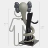 Giant|Floor Standing^Statues & Sculptures Lucify Viper 176cm Grey Resin Indoor Sculpture