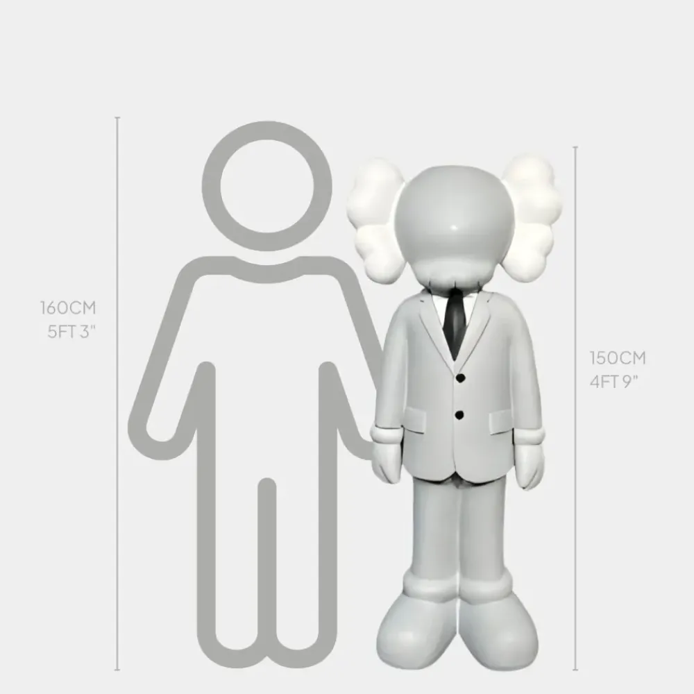 Figurative|Floor Standing^Statues & Sculptures Lucify Vogue 150cm Grey Resin Indoor Sculpture