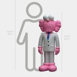 Figurative|Floor Standing^Statues & Sculptures Lucify Vogue 147cm Grey Resin Indoor Sculpture