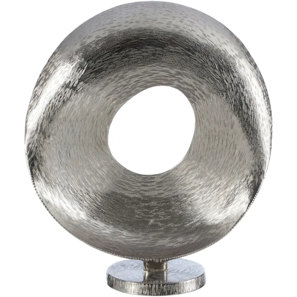 Table Top|Abstract^Statues & Sculptures Luminaris 50cm Silver Metal Indoor Sculpture