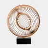 Table Top|Abstract^Statues & Sculptures Luxe Sphere 67cm Copper Metal Indoor Sculpture