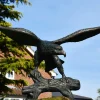 Eagles^Statues & Sculptures Majestic Eagle 111cm Bronze Metal Garden Statue