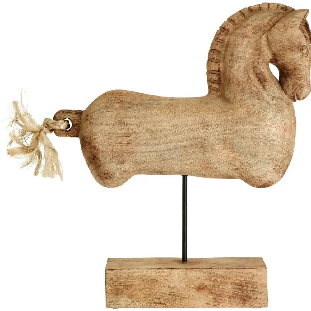 Table Top|Animals^Statues & Sculptures Majestic Horse 50cm Wood Indoor Statue