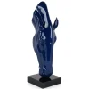 Floor Standing|Animals^Statues & Sculptures Majestic Horse Head 70cm Blue Resin Indoor Sculpture