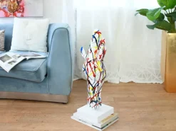 Table Top|Animals^Statues & Sculptures Majestic Horse Head 70cm Multicoloured Resin Sculpture