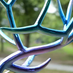 Wildlife|Stags & Deers^Statues & Sculptures Majestic Stag 258cm Silver Metal Garden Sculpture