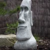 Easter Island Heads^Statues & Sculptures Male Easter Island Head Stone Garden Ornament