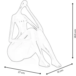 Figurative|Table Top^Statues & Sculptures Mindful Grace 26cm Gold Resin Indoor Sculpture