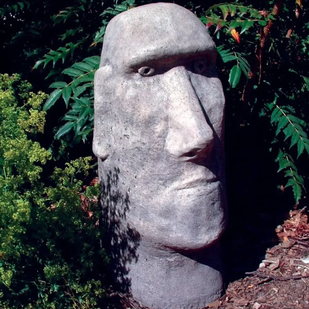 Easter Island Heads^Statues & Sculptures Moai Easter Island Head Stone Garden Ornament