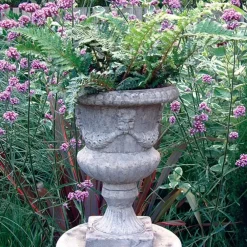 Large|Round^Statues & Sculptures Modena 25 Vase Stone Garden Planter