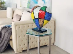 Table Top|Pop Art^Statues & Sculptures Mosaic Heart v2 46cm Pop Art Resin Indoor Sculpture