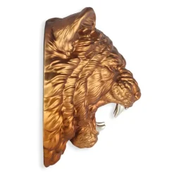 Wall Art|Animals^Statues & Sculptures Mystic Tiger 37cm Bronze Resin Wall Sculpture